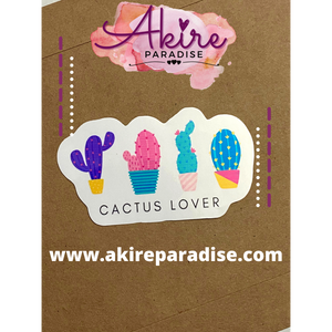 CACTUS LOVER- Sticker