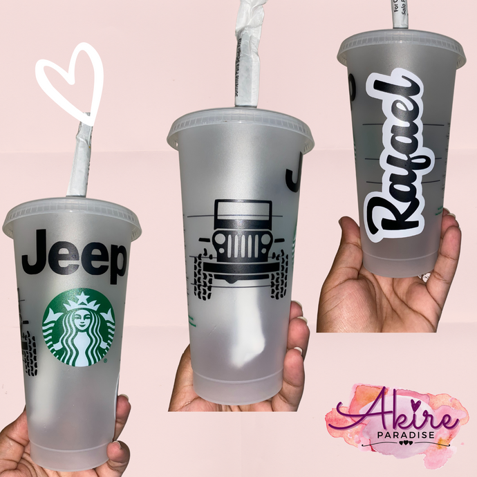 Jeep Customized Plastic Cup (24 fl oz)