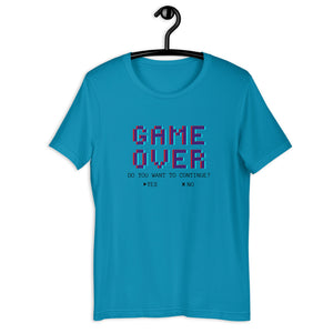 GAME OVER (black letters)- Unisex T-Shirt