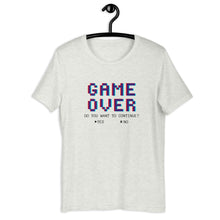 Load image into Gallery viewer, GAME OVER (black letters)- Unisex T-Shirt