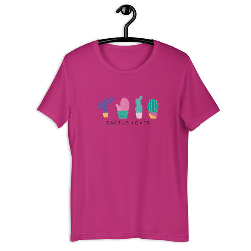 CACTUS LOVE (black letters)- Unisex T-Shirt