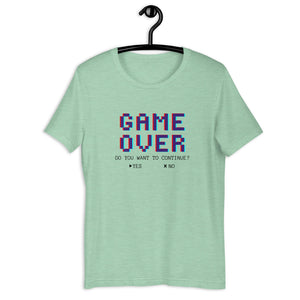 GAME OVER (black letters)- Unisex T-Shirt