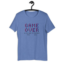 Load image into Gallery viewer, GAME OVER (black letters)- Unisex T-Shirt