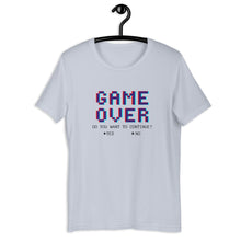 Load image into Gallery viewer, GAME OVER (black letters)- Unisex T-Shirt