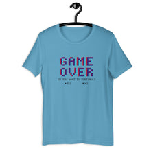 Load image into Gallery viewer, GAME OVER (black letters)- Unisex T-Shirt