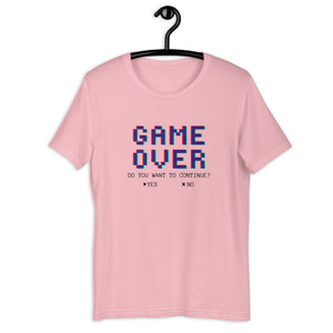 GAME OVER (black letters)- Unisex T-Shirt