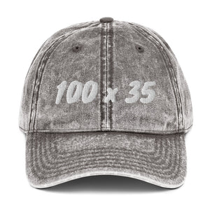 100 X 35- Vintage Cap