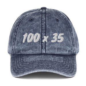 100 X 35- Vintage Cap