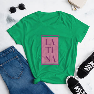 LATINA PINK- Women's t-shirt FIT