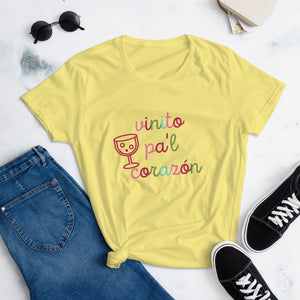 VINITO PA'L CORAZÓN- Women's t-shirt FIT