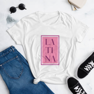 LATINA PINK- Women's t-shirt FIT